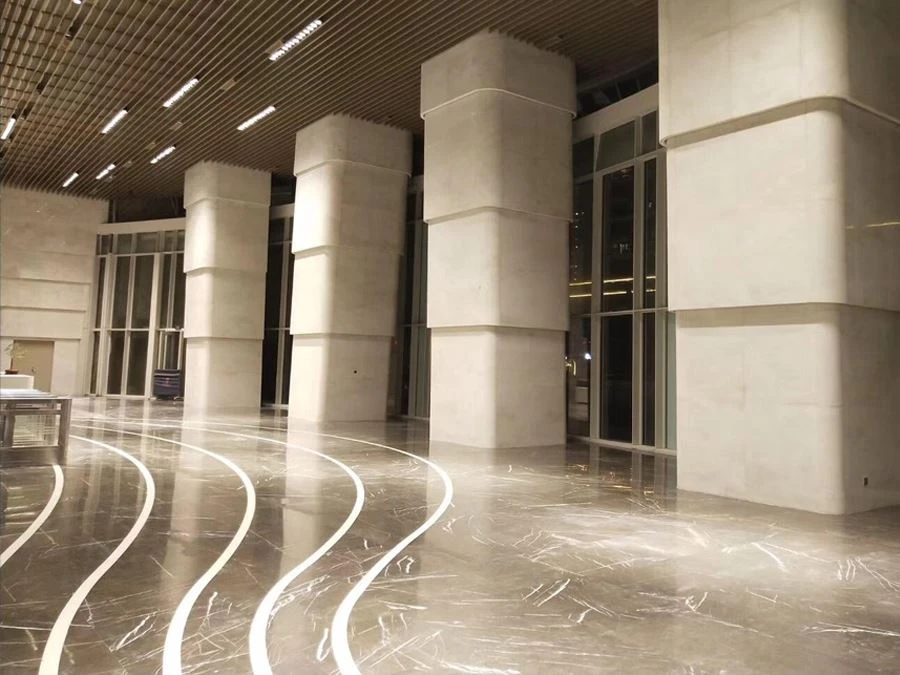 Bulgaria Grey Marble Tile Floor
