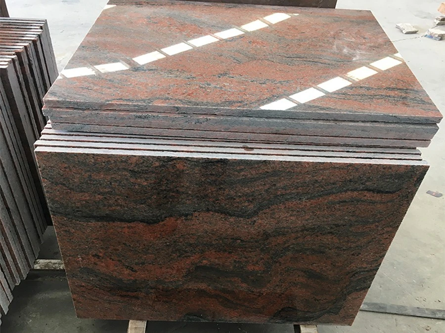 Red Multicolor Granite Tile